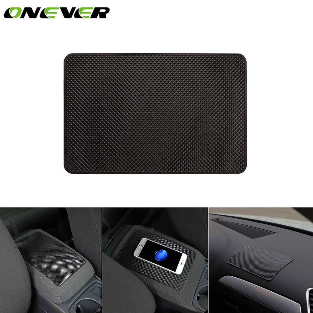EFORCAR Anti-Slip Mat,Car Dashboard Non-Slip Pad,Silicone Gel Car Anti-Slip  Mat for Cellphone Ornaments Fixed Center Console Grid Holds Cell